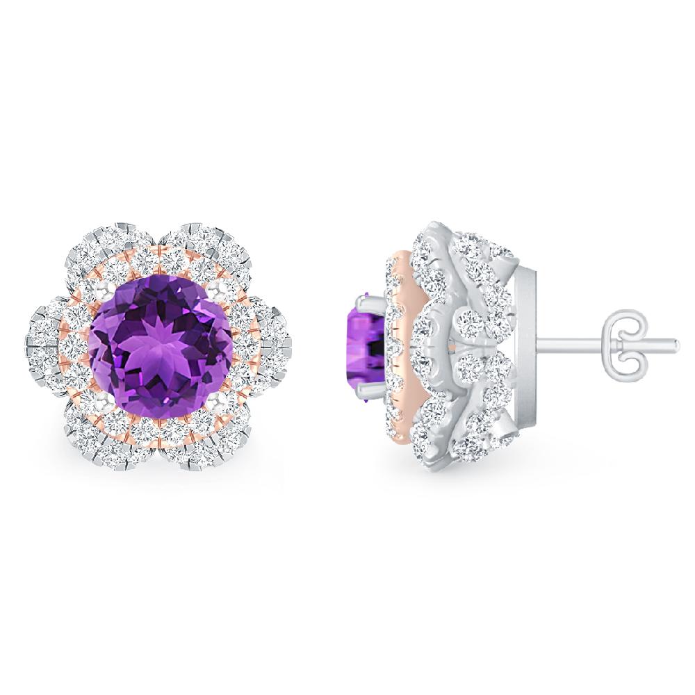 White Gold - Amethyst