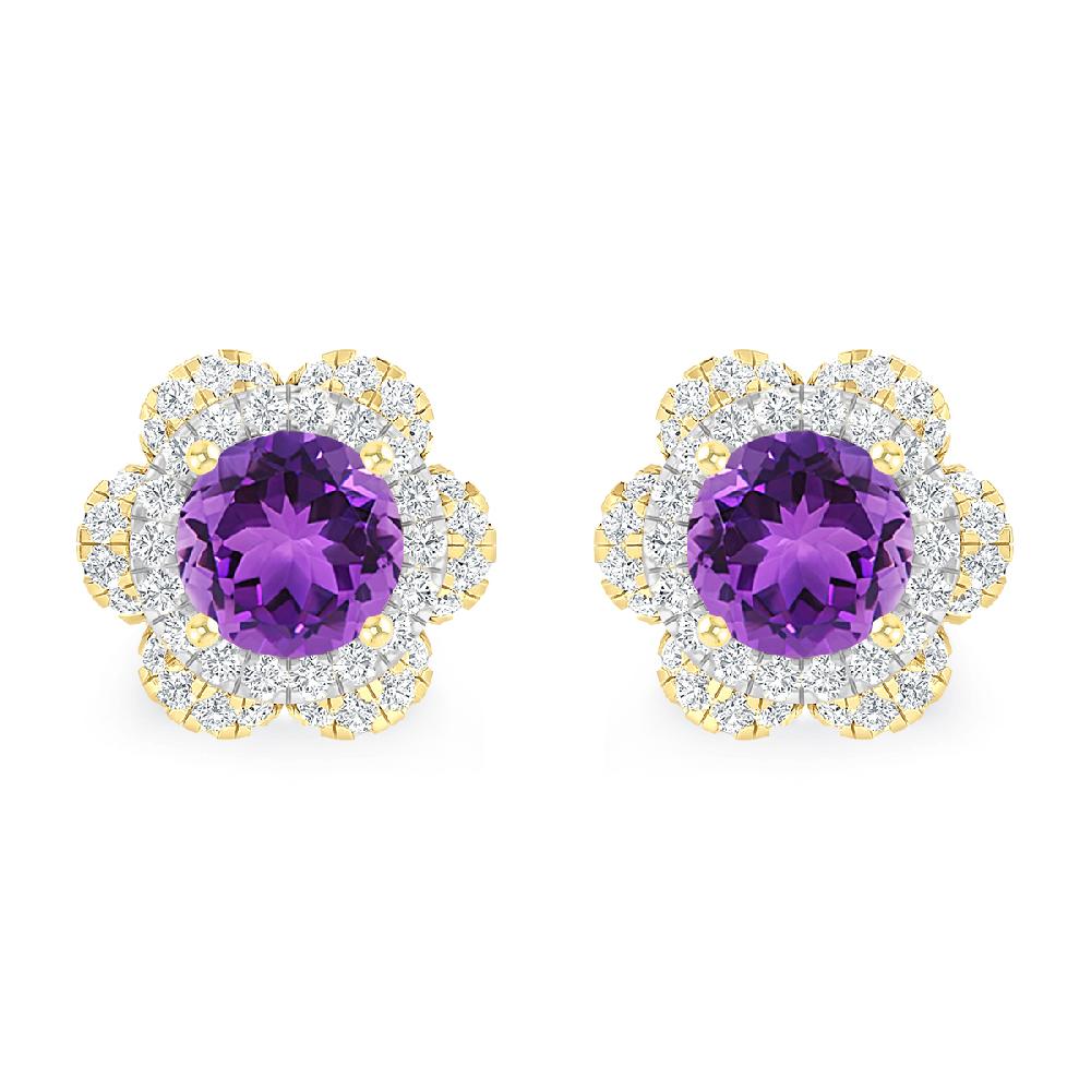 Yellow Gold - Amethyst