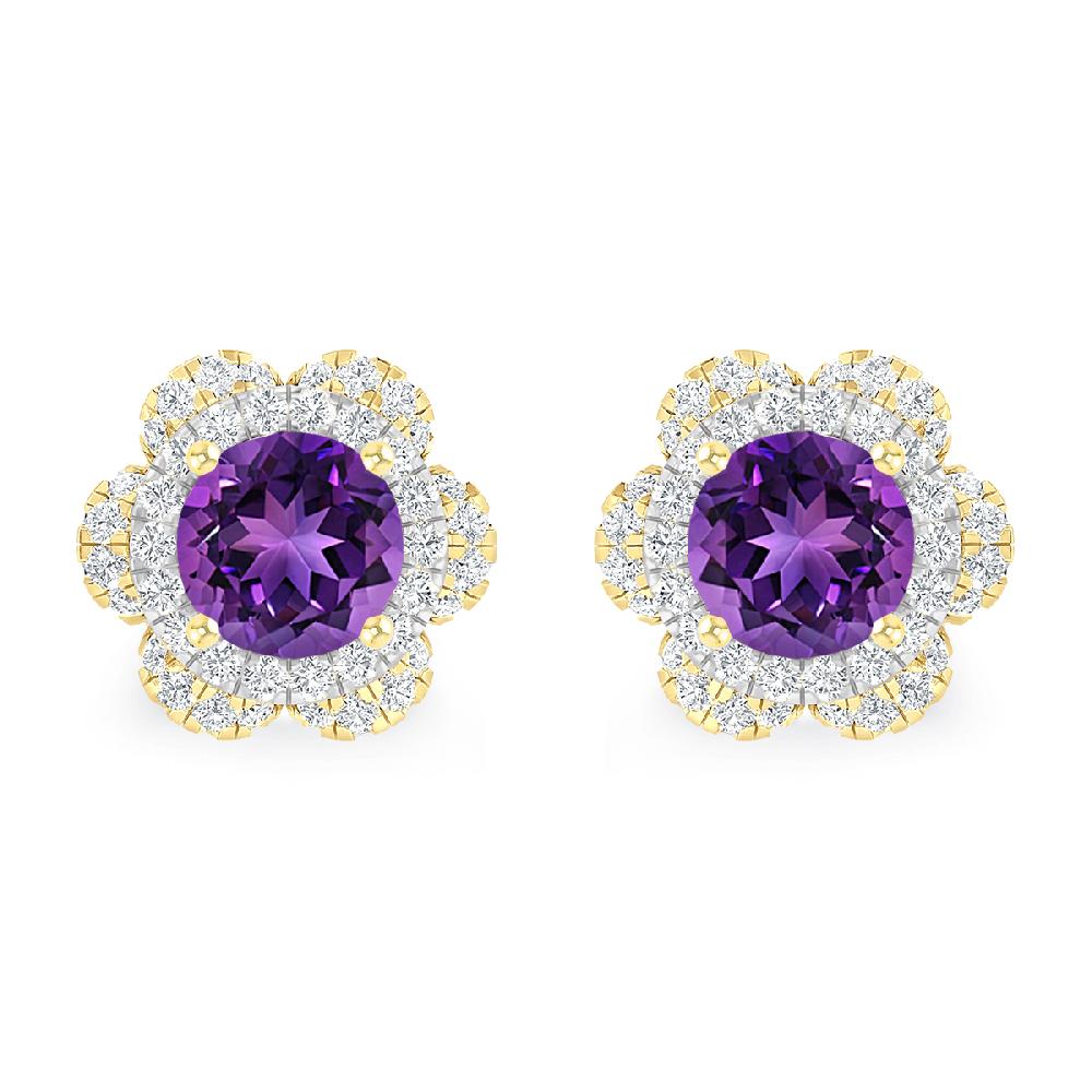 Yellow Gold - Amethyst