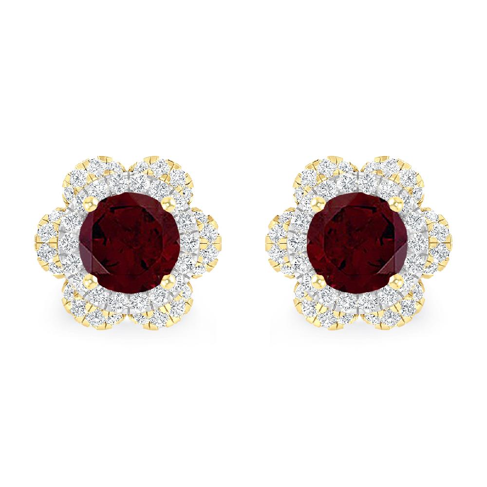 Yellow Gold - Garnet