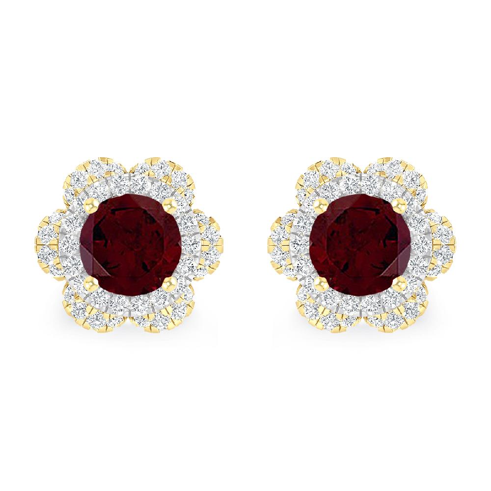 Yellow Gold - Garnet