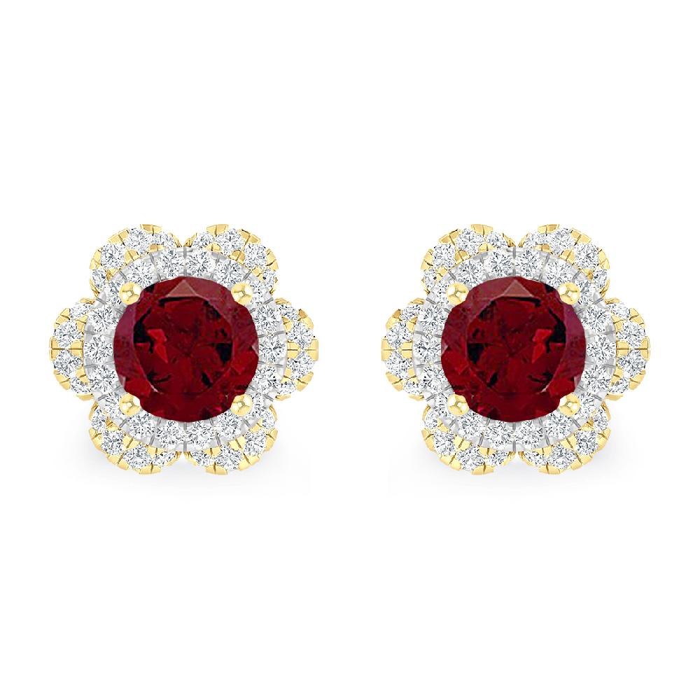 Yellow Gold - Garnet