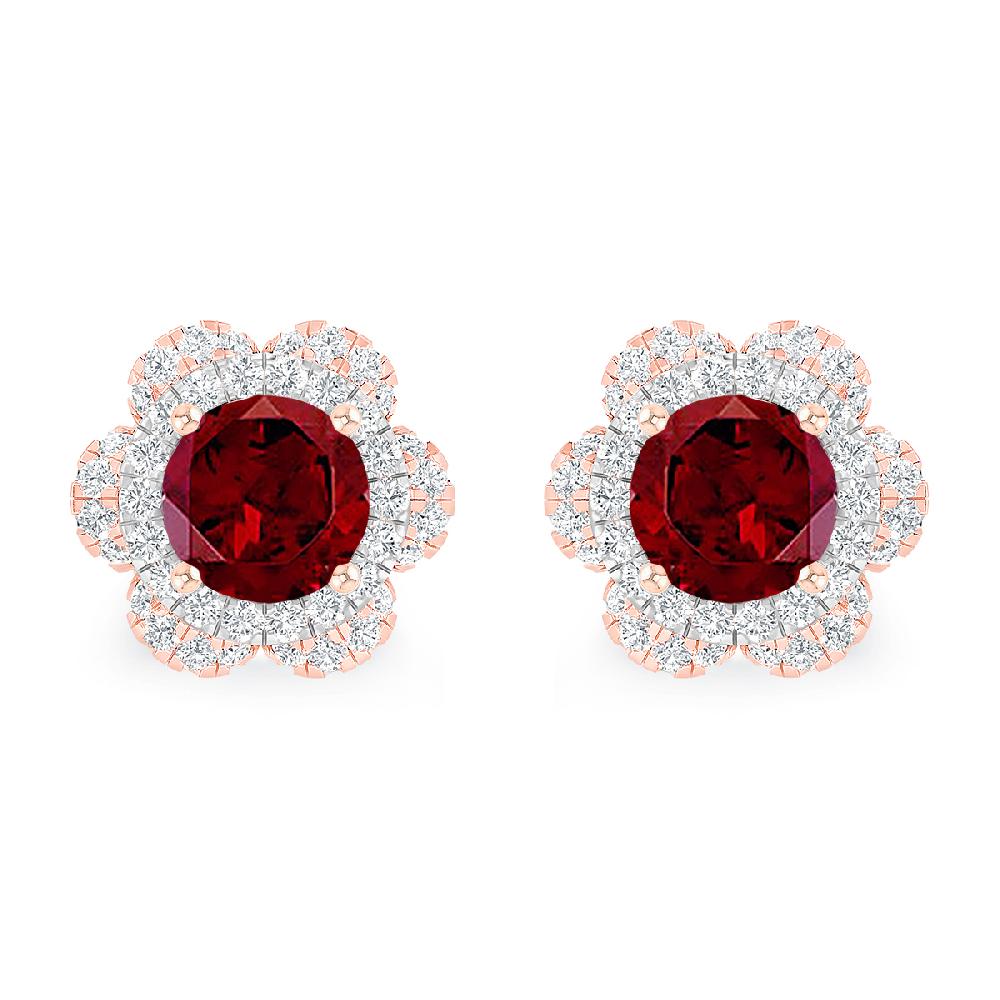 Rose Gold - Garnet