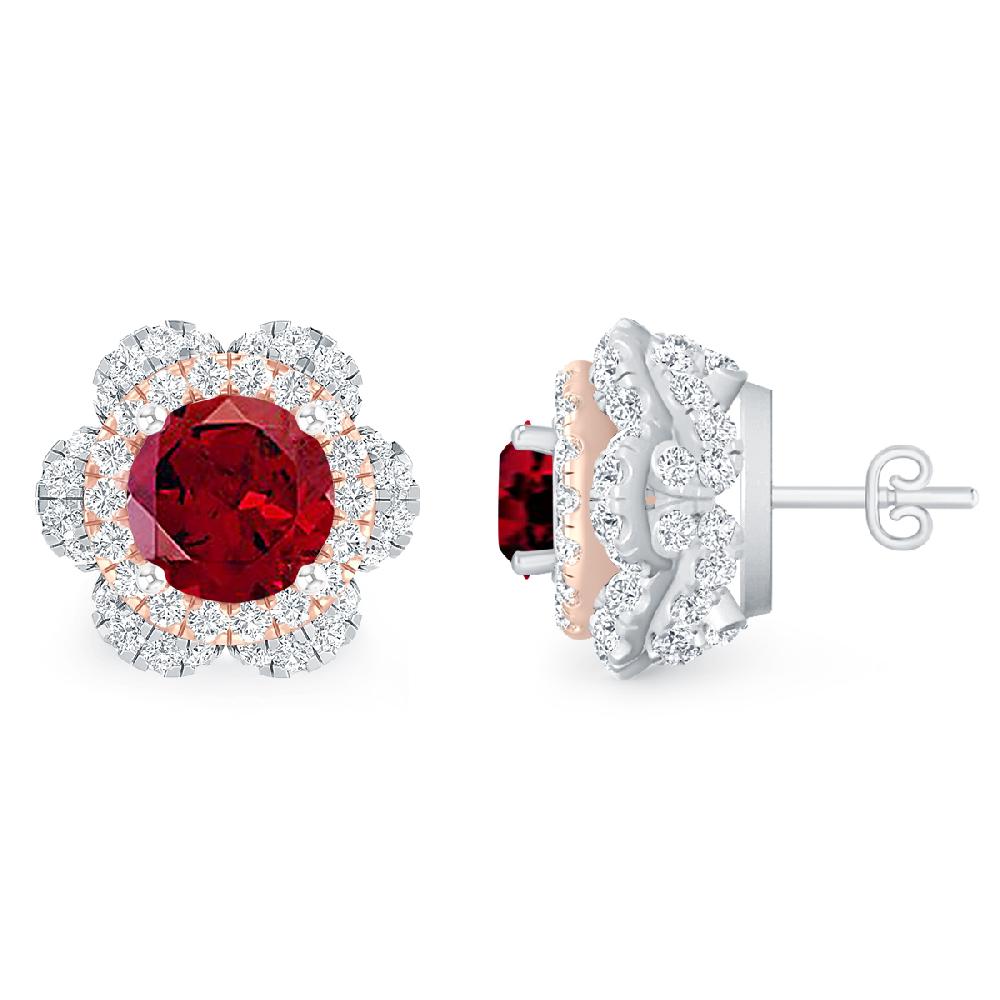 White Gold - Garnet