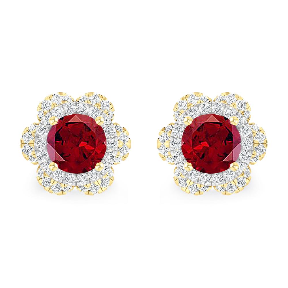 Yellow Gold - Garnet