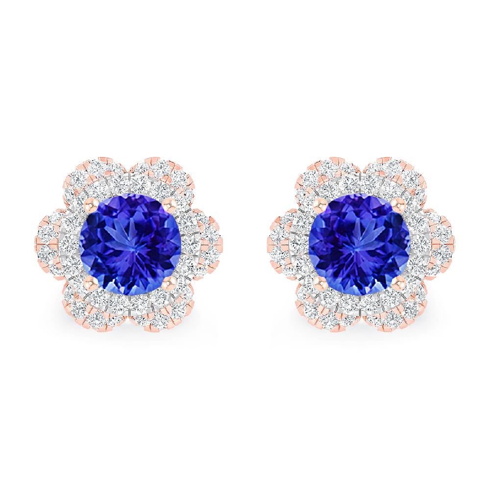 Rose Gold - Tanzanite