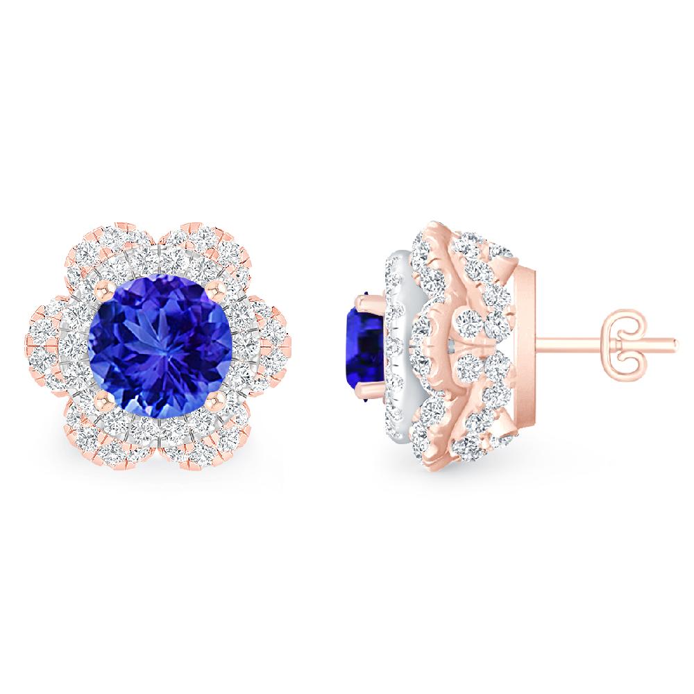 Rose Gold - Tanzanite