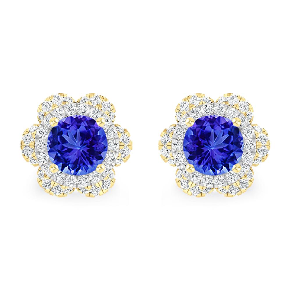 Yellow Gold - Tanzanite