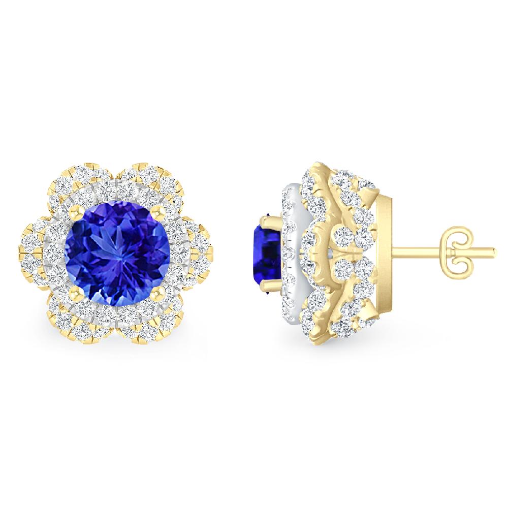 Yellow Gold - Tanzanite