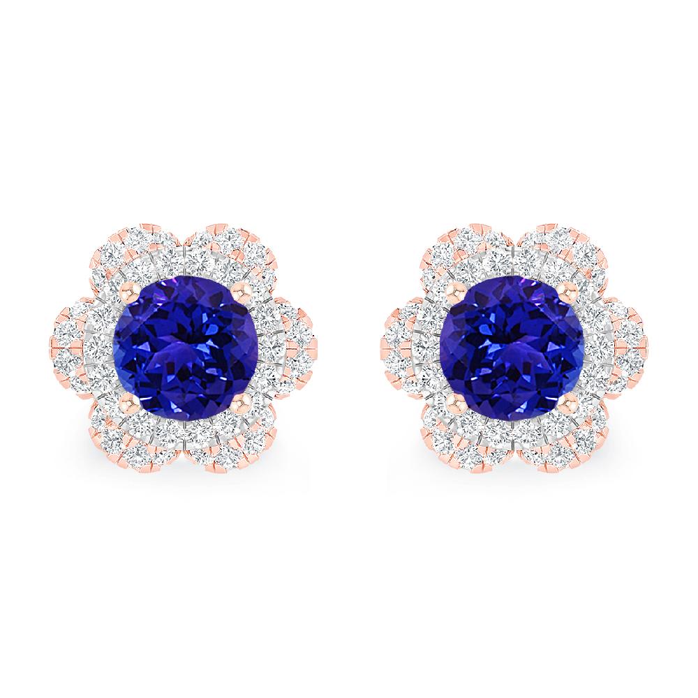 Rose Gold - Tanzanite