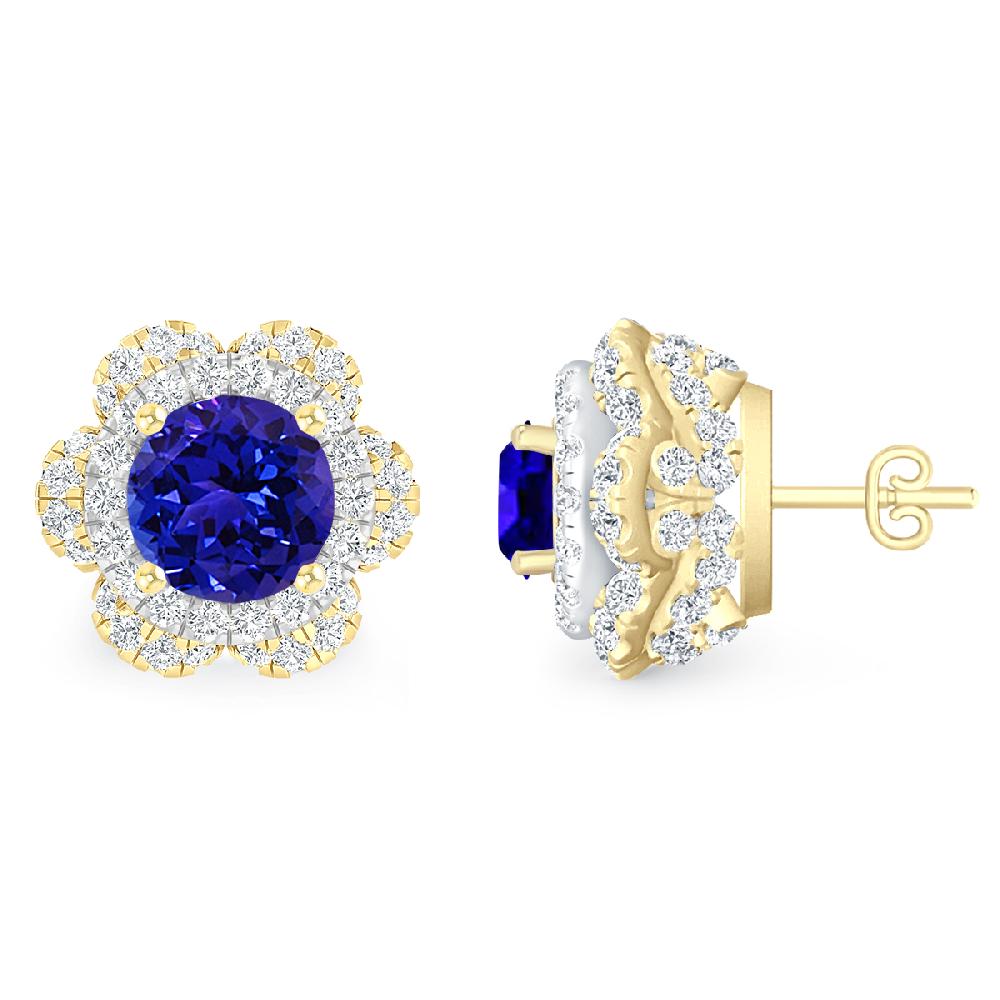 Yellow Gold - Tanzanite