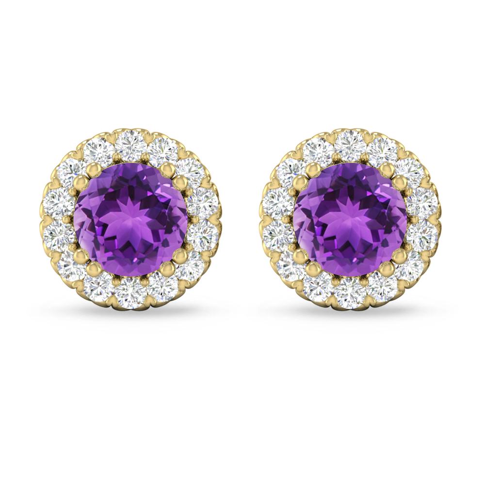 Yellow Gold - Amethyst