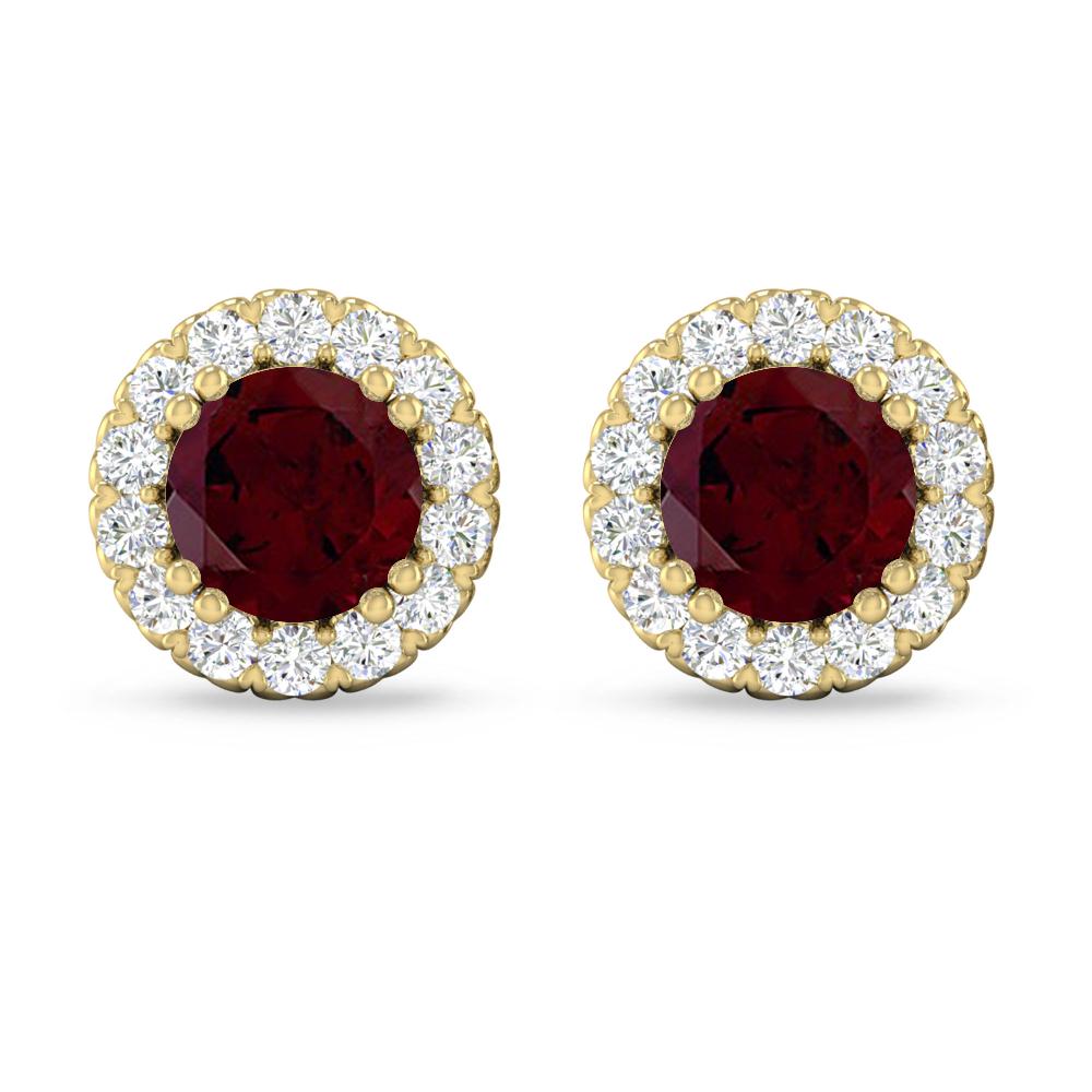 Yellow Gold - Garnet