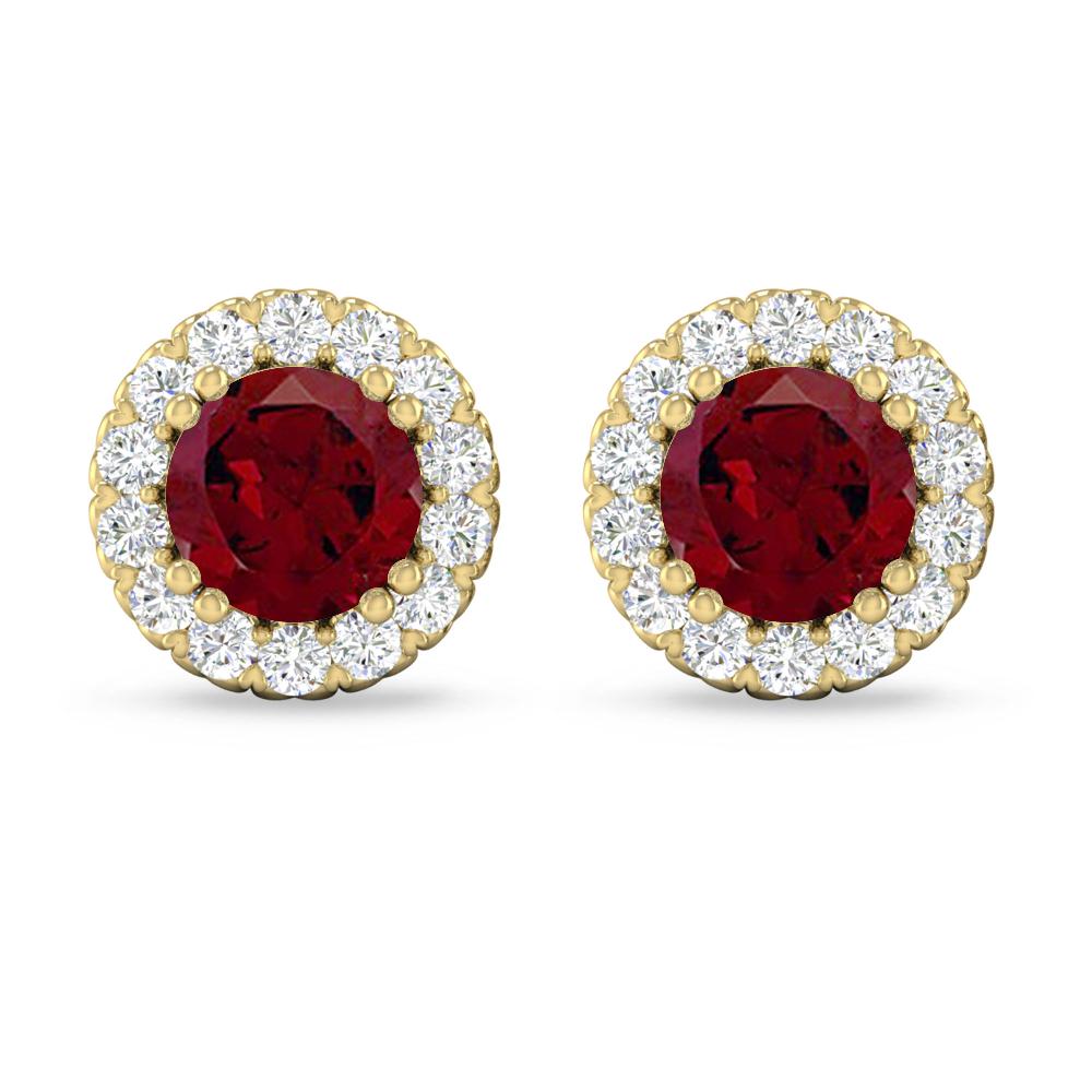 Yellow Gold - Garnet