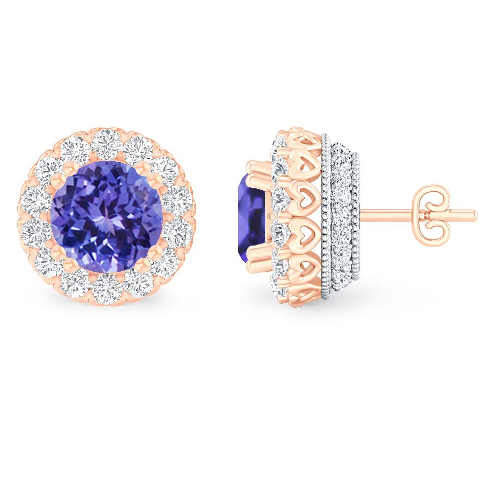 Rose Gold - Tanzanite