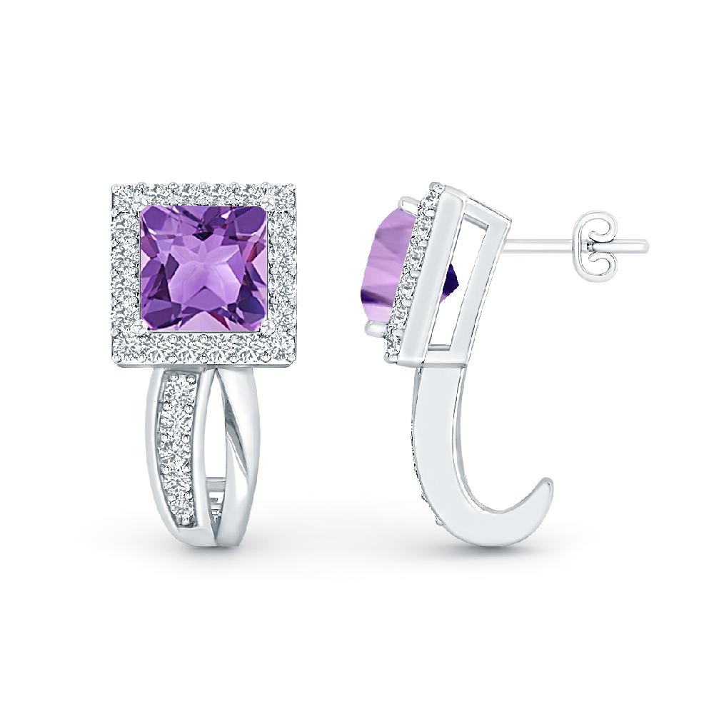 White Gold - Amethyst