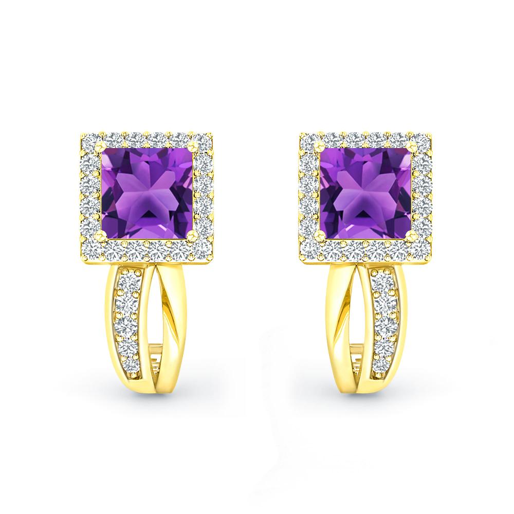 Yellow Gold - Amethyst