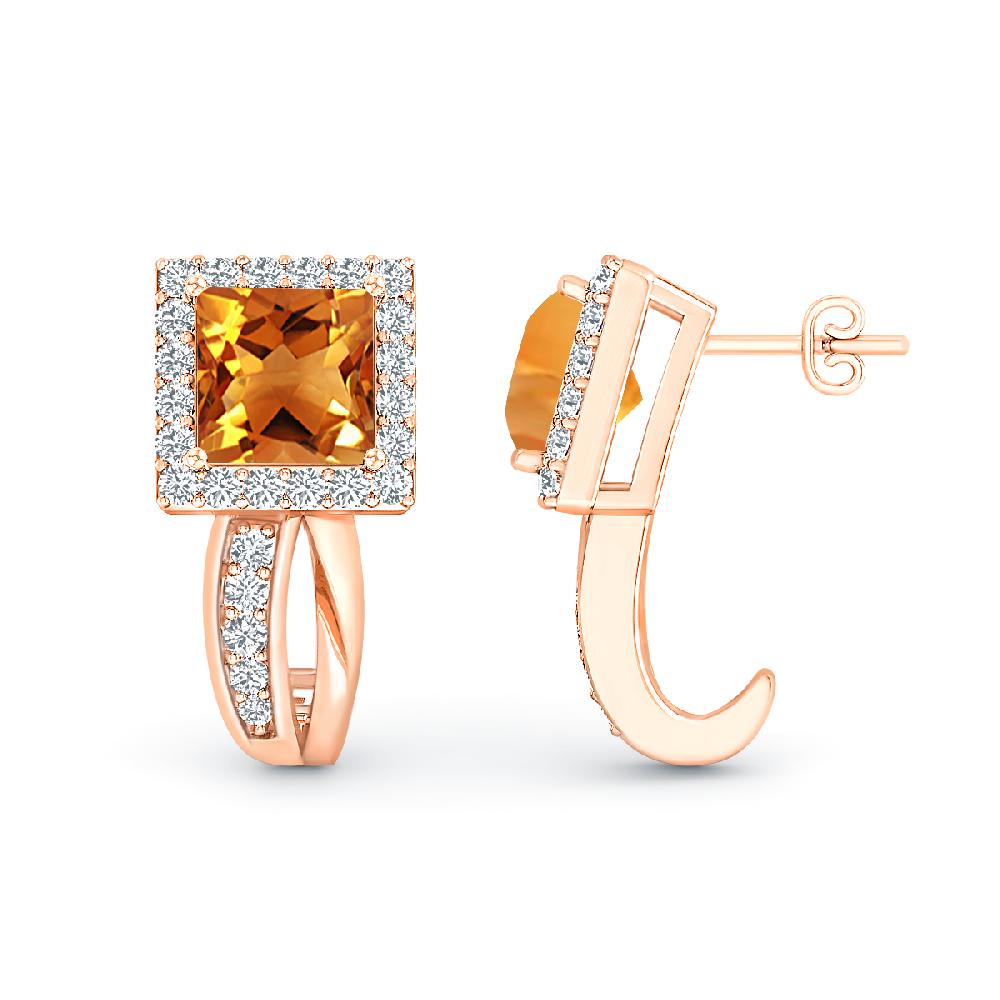 Rose Gold - Citrine