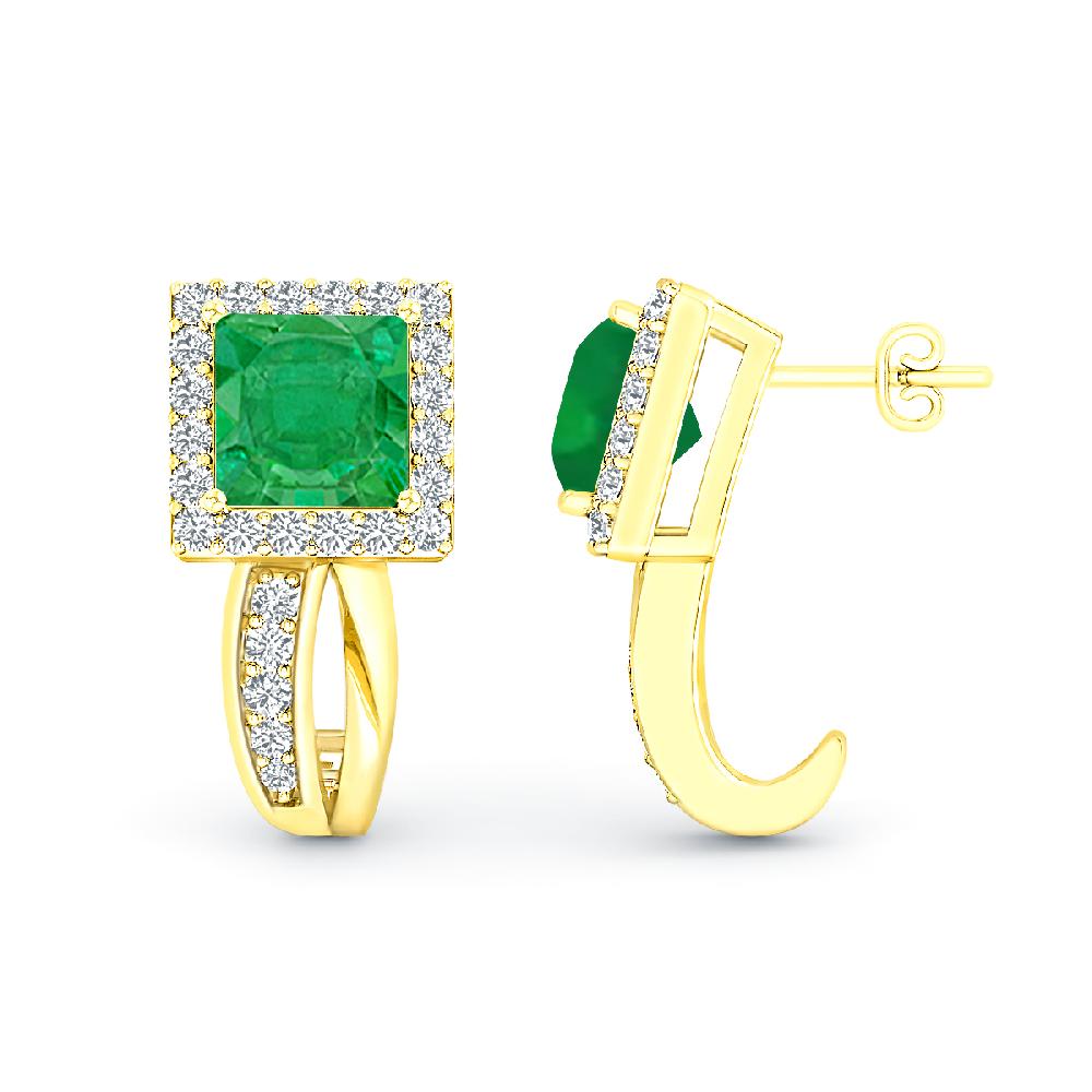 Yellow Gold - Emerald