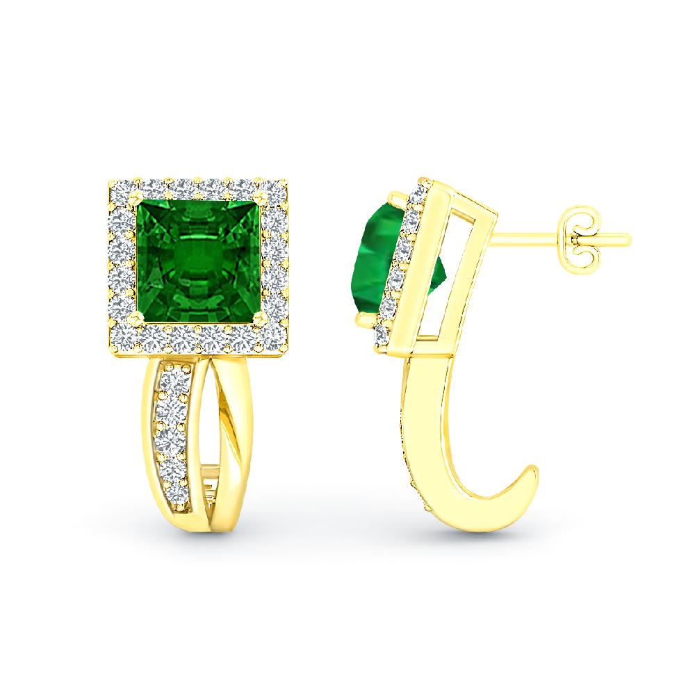 Yellow Gold - Emerald