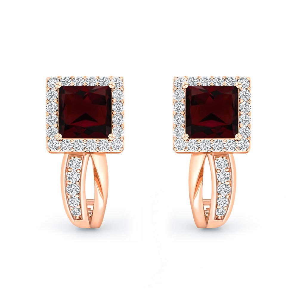 Rose Gold - Garnet