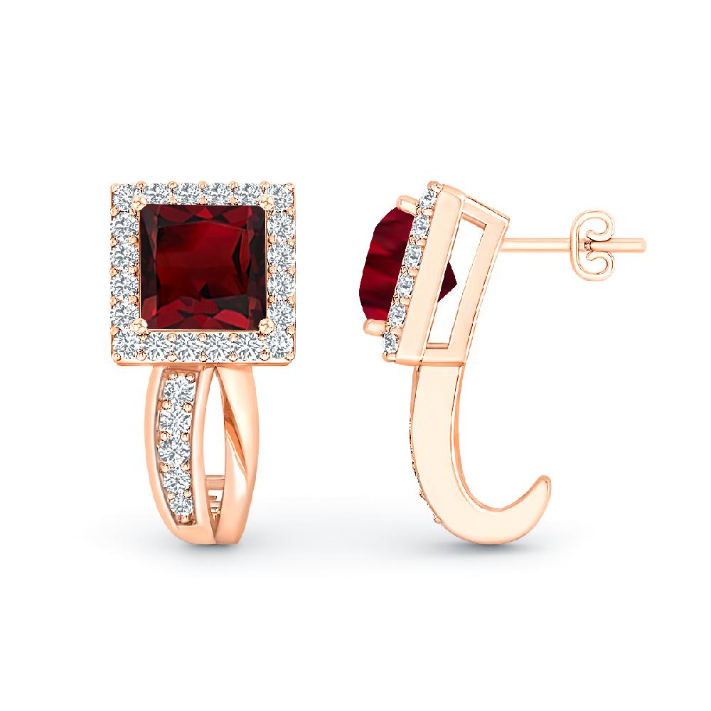 Rose Gold - Garnet