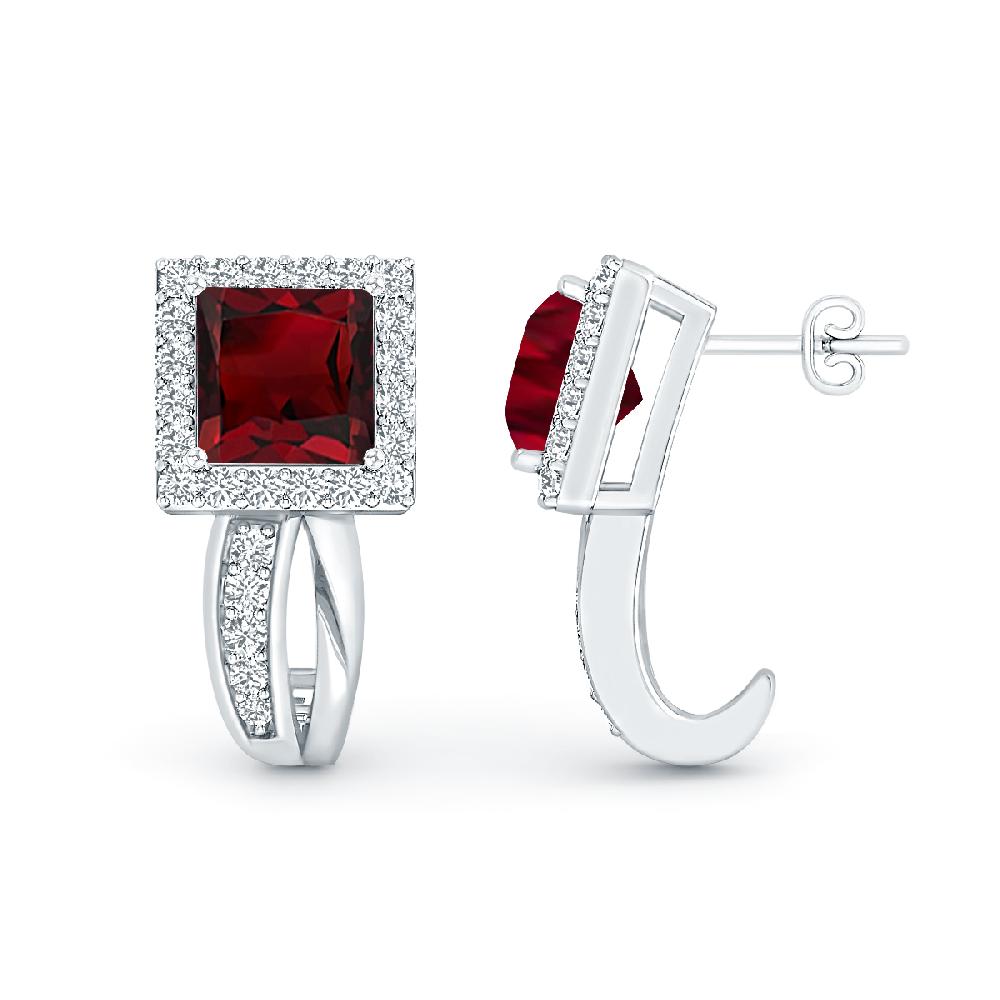 White Gold - Garnet