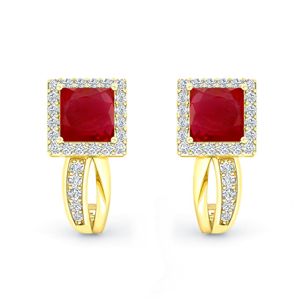 Yellow Gold - Ruby