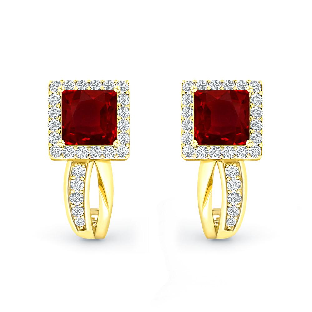 Yellow Gold - Ruby
