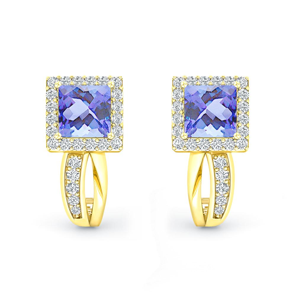 Yellow Gold - Tanzanite