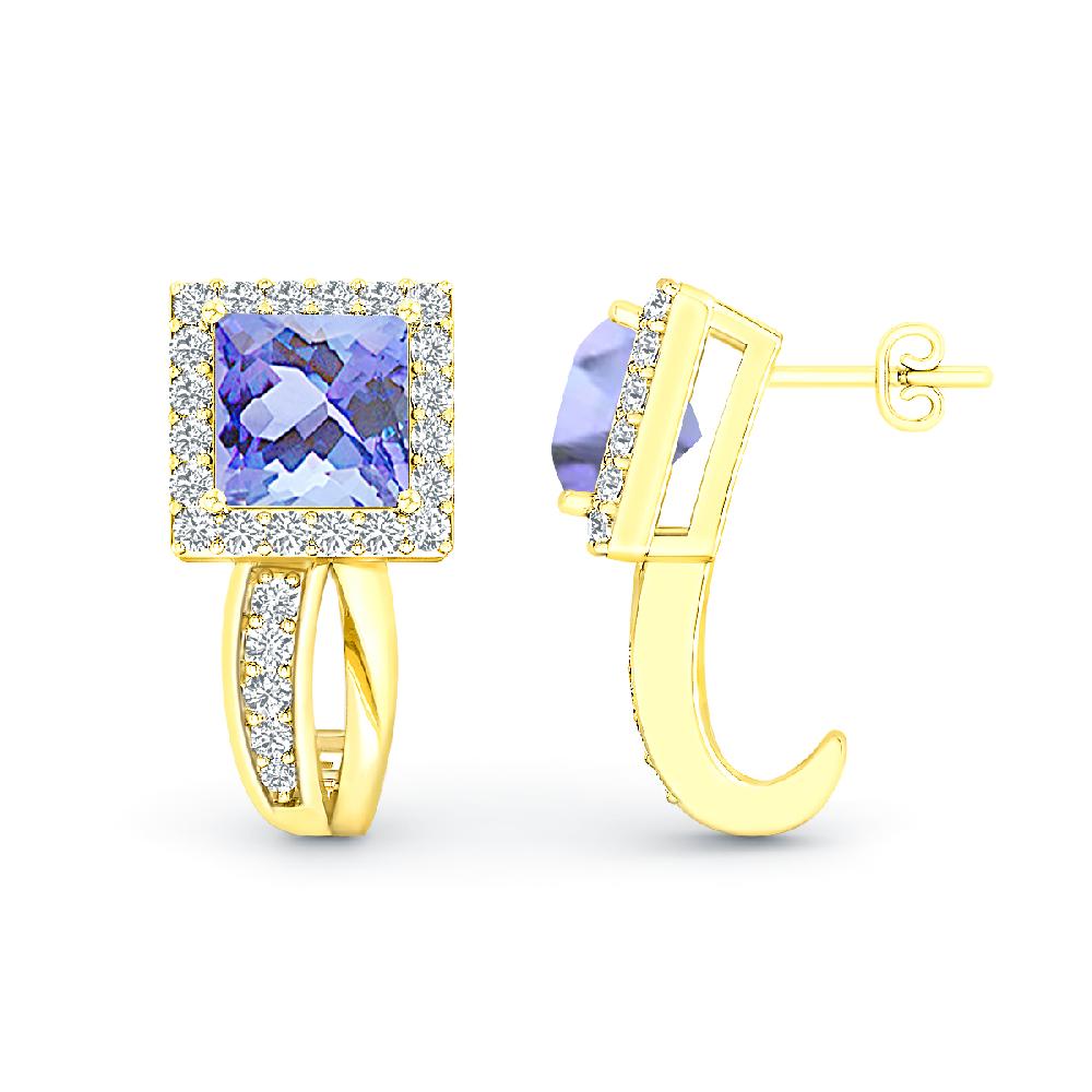 Yellow Gold - Tanzanite