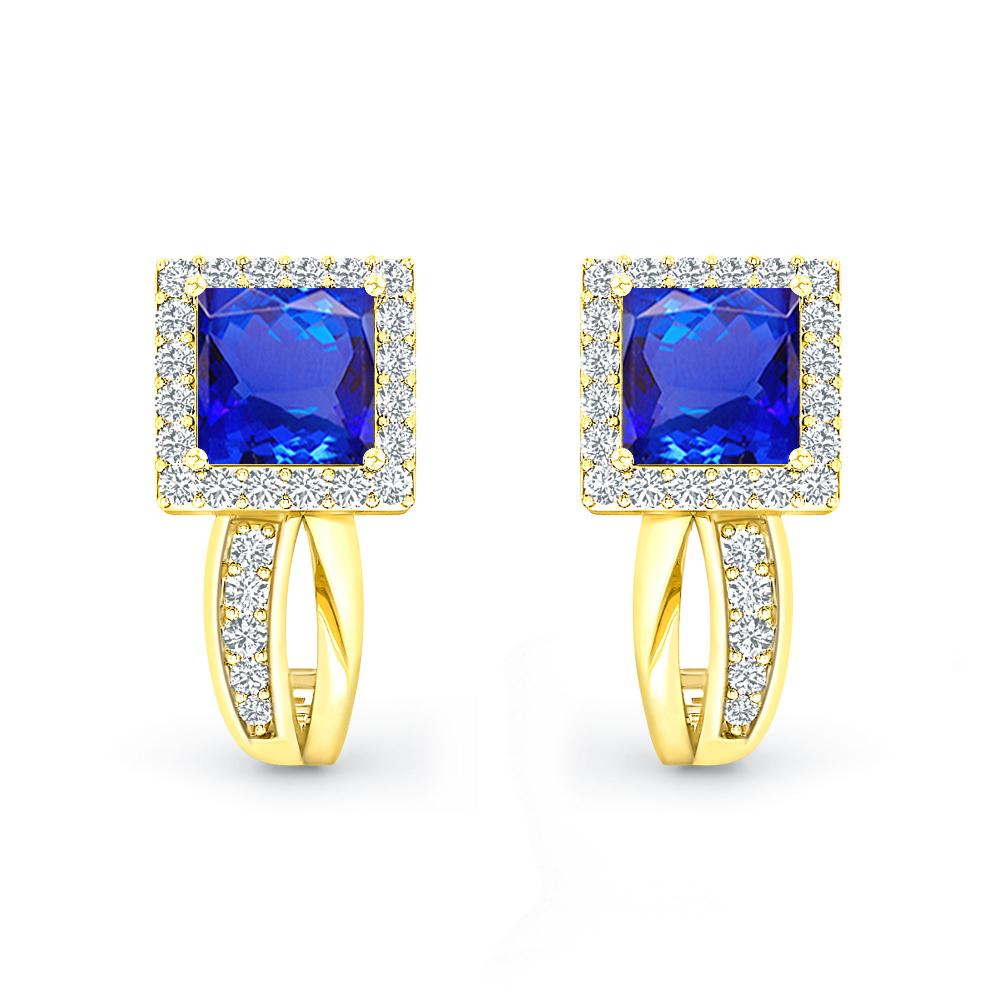 Yellow Gold - Tanzanite