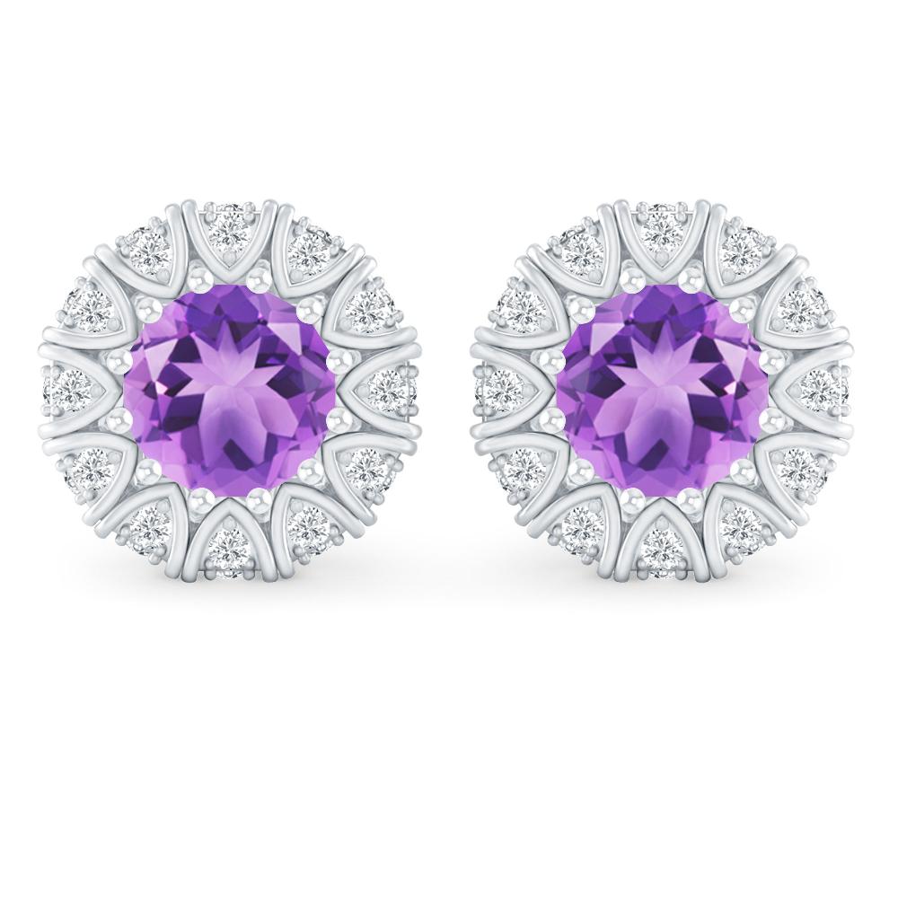 White Gold - Amethyst