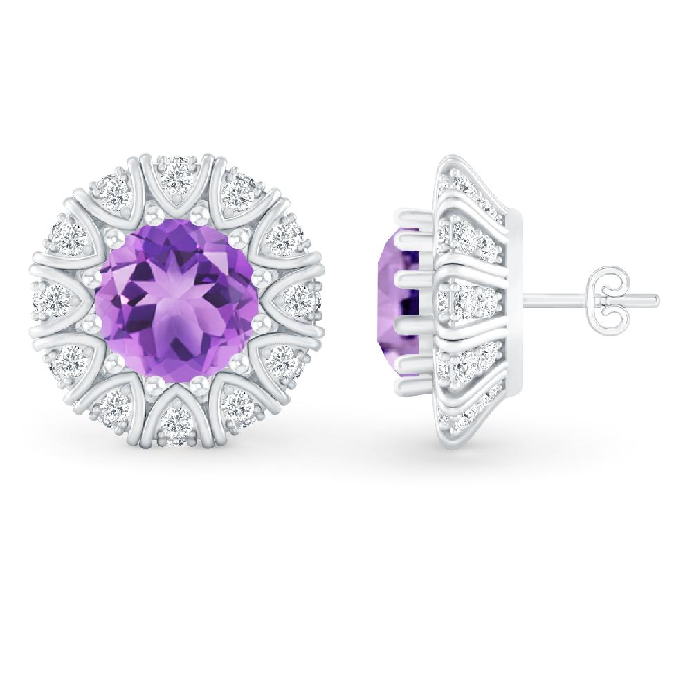 White Gold - Amethyst