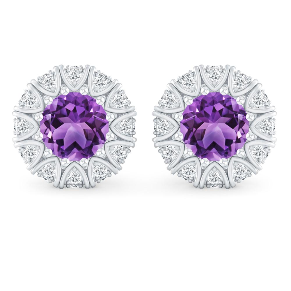 White Gold - Amethyst