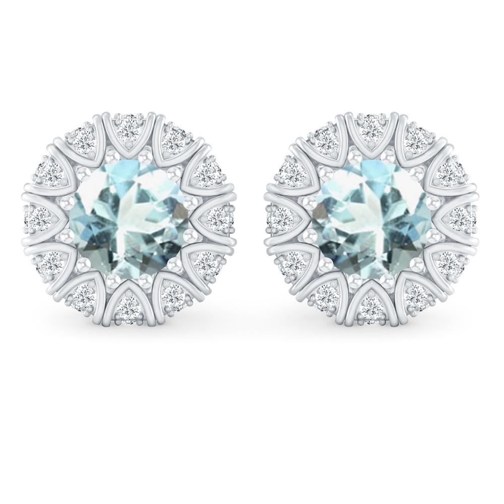 White Gold - Aquamarine