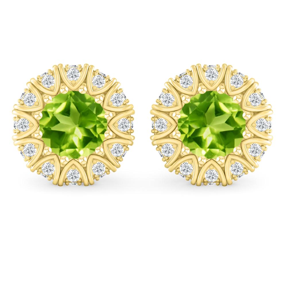Yellow Gold - Peridot
