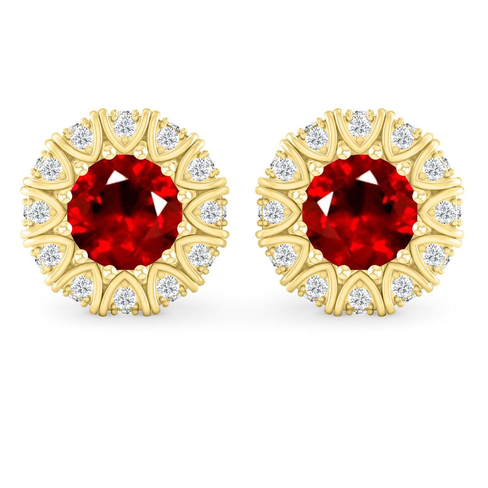 Yellow Gold - Ruby