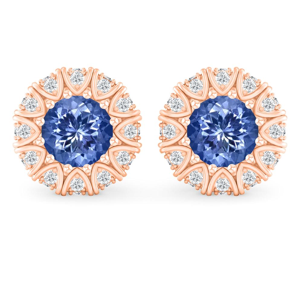 Rose Gold - Tanzanite
