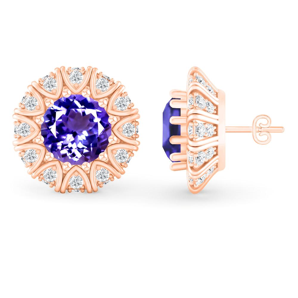 Rose Gold - Tanzanite