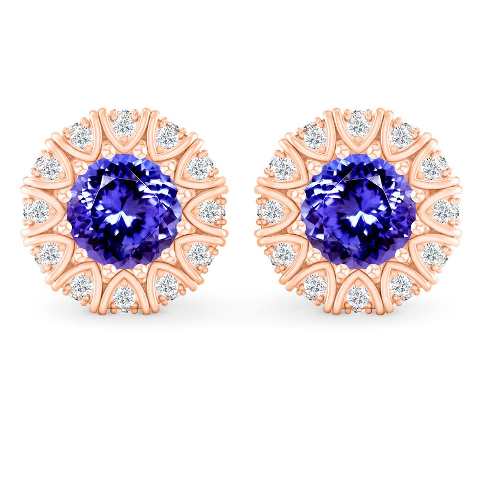 Rose Gold - Tanzanite