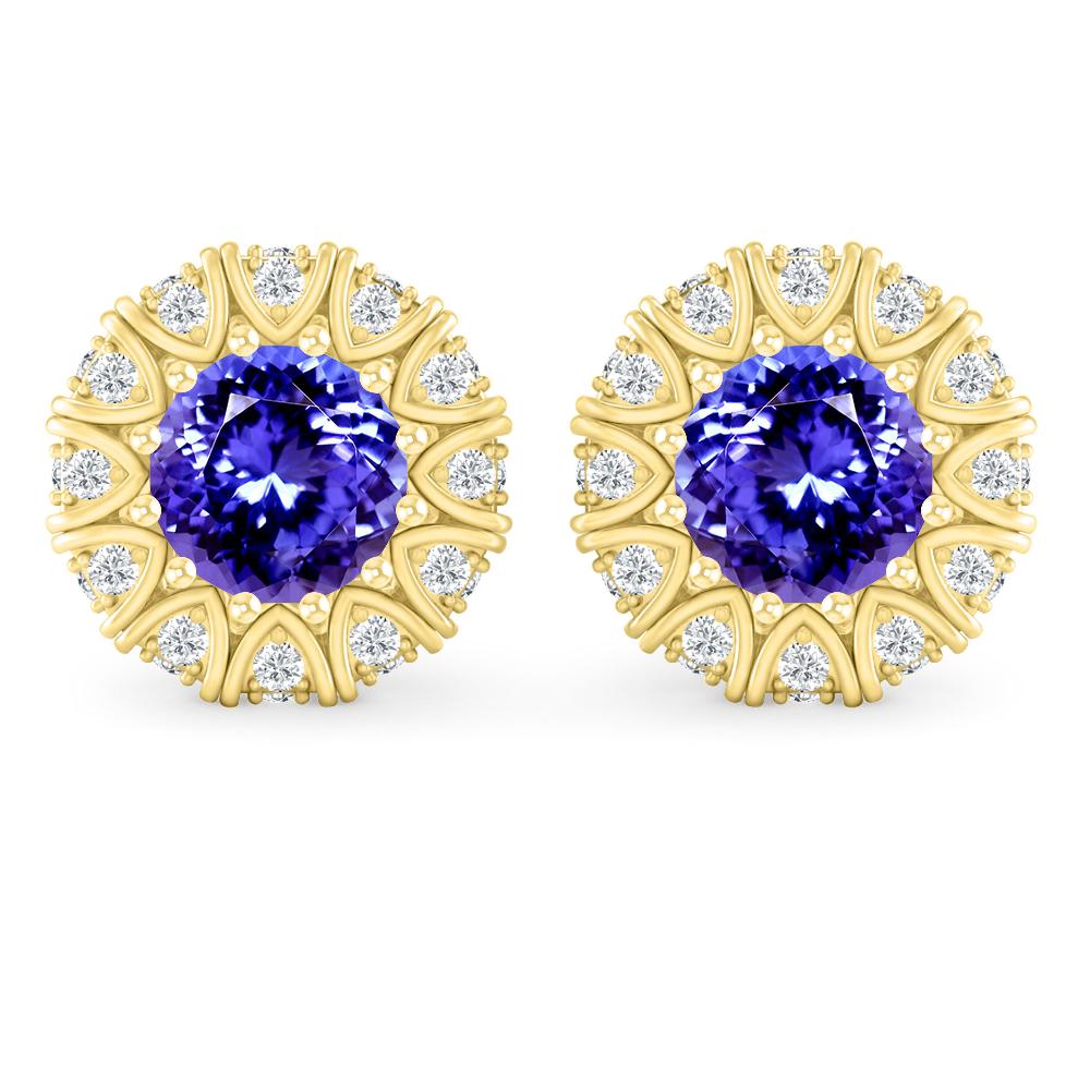 Yellow Gold - Tanzanite