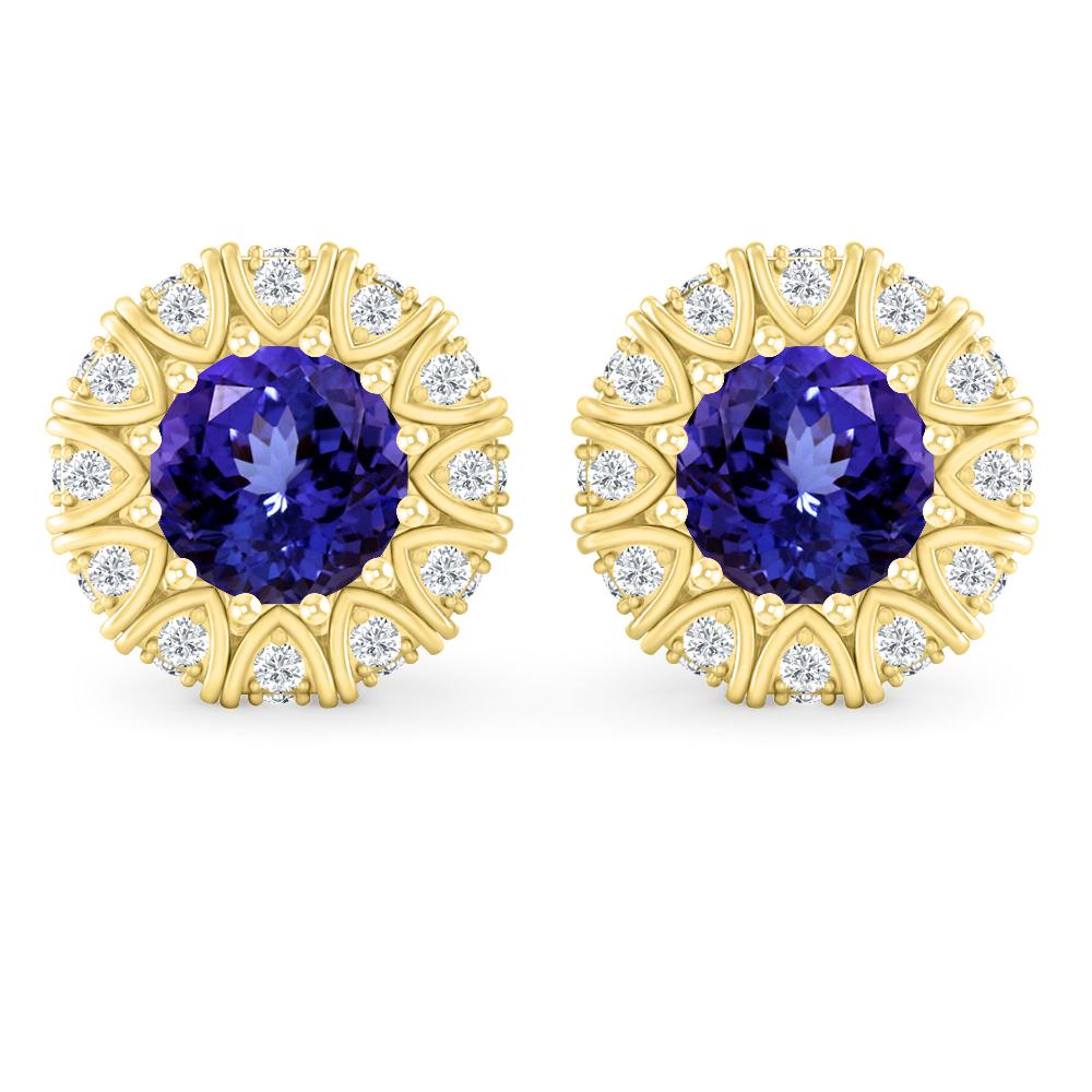 Yellow Gold - Tanzanite