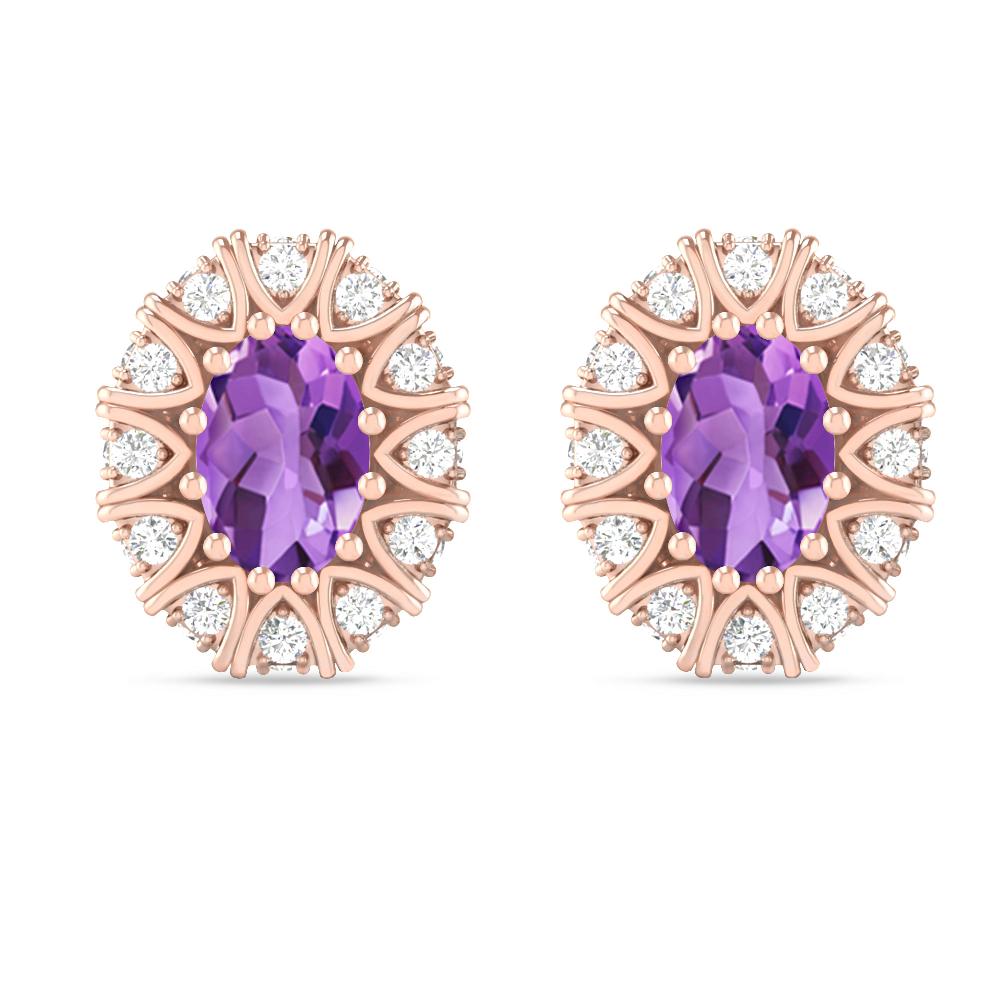 Rose Gold - Amethyst
