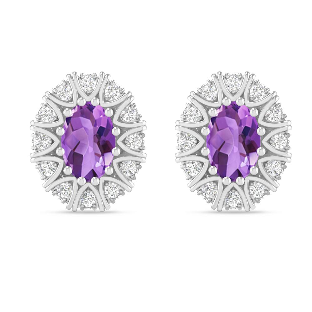 White Gold - Amethyst