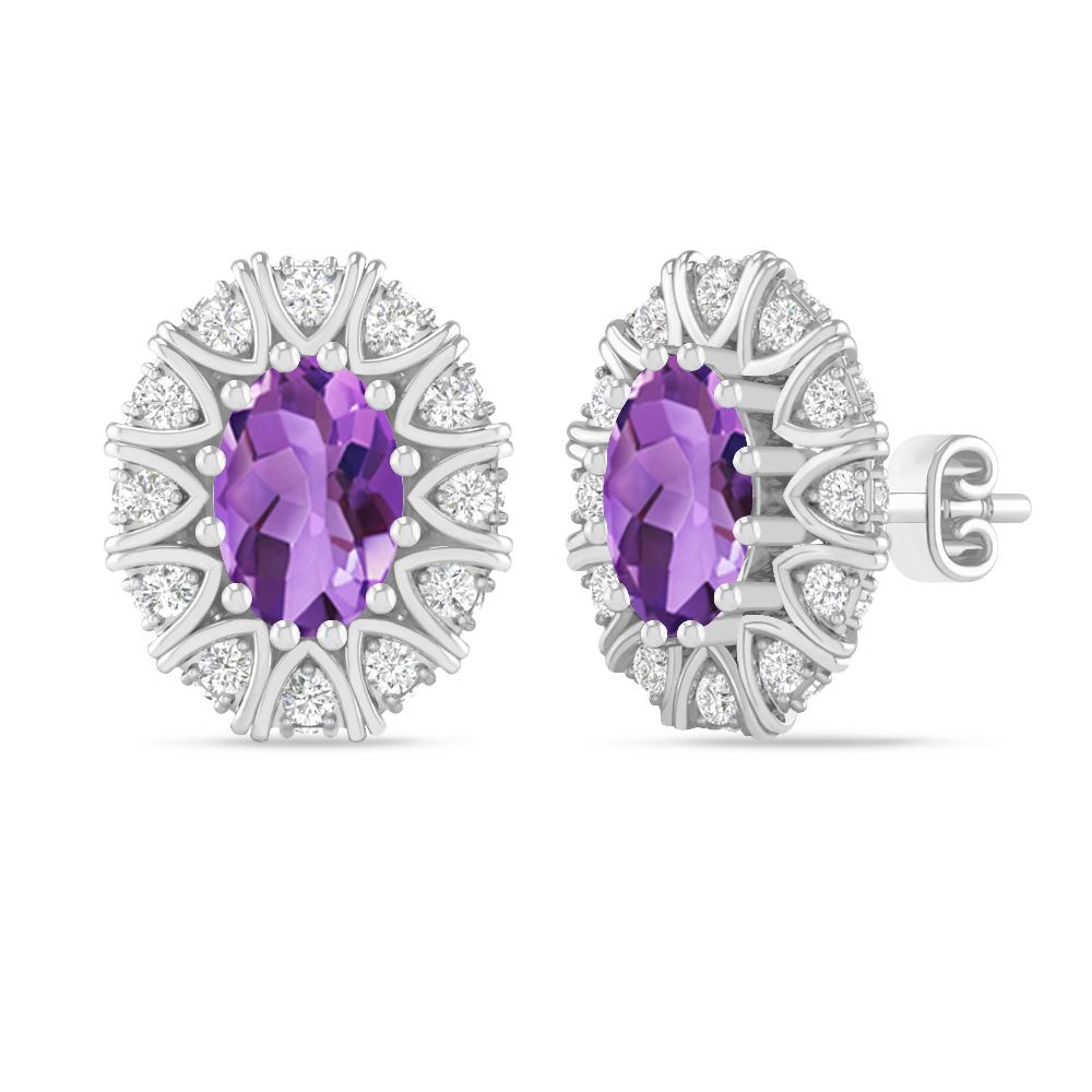 White Gold - Amethyst
