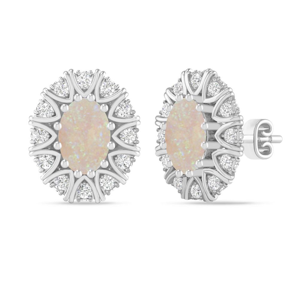 White Gold - Opal