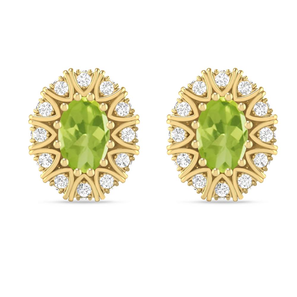 Yellow Gold - Peridot