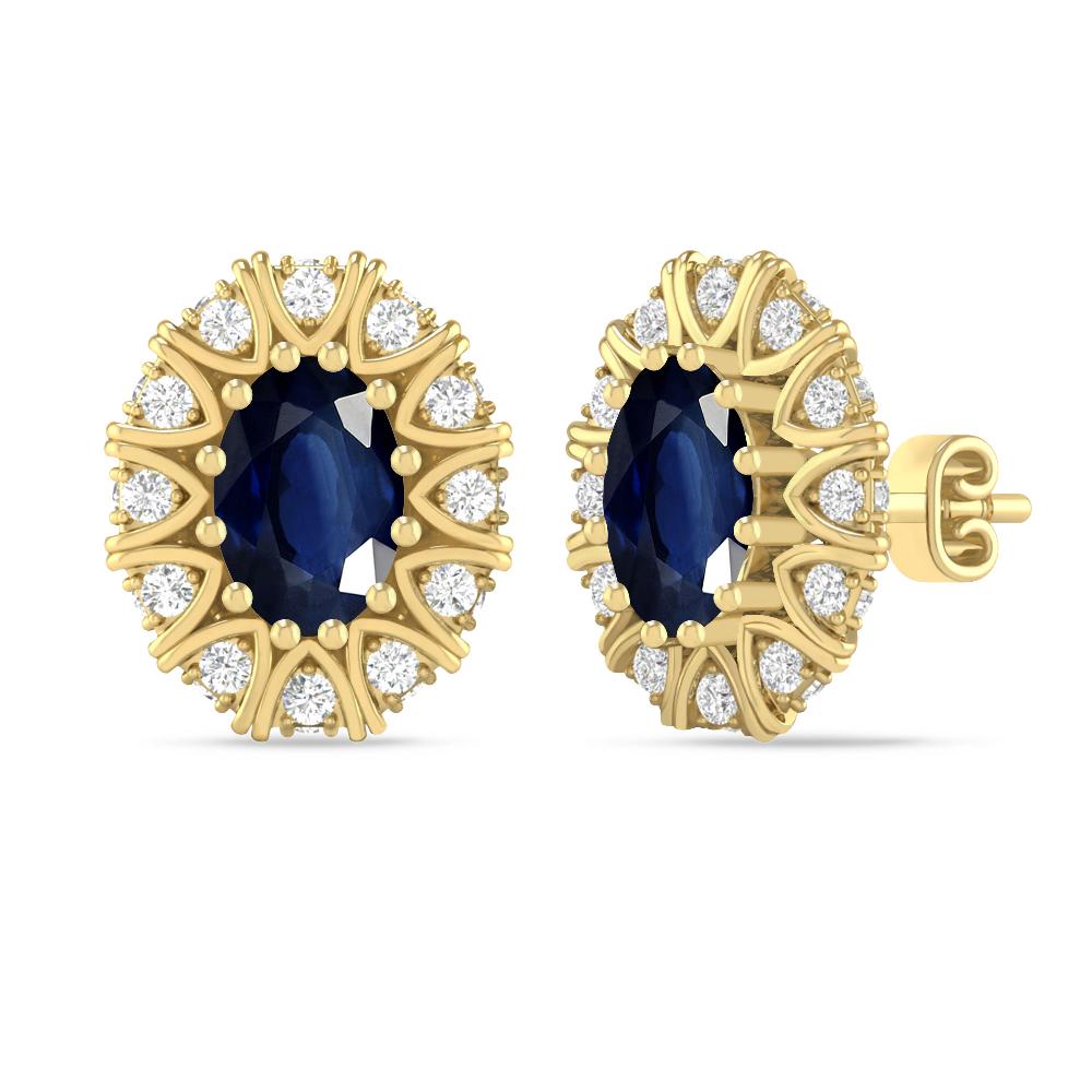 Yellow Gold - Sapphire