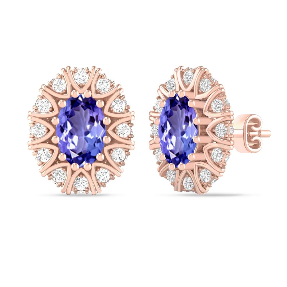 Rose Gold - Tanzanite